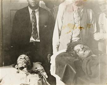 (AMERICAN CRIME) A suite of 10 photographs detailing the infamous life and death of Bonnie and Clyde. Circa 1932-34 & 1934.